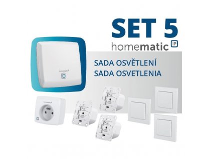 Homematic IP Rozšířená startovací sada - osvětlení a stmívání HmIP-SET5 NoName