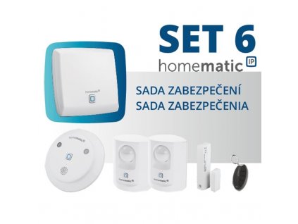 Homematic IP Rozšířená startovací sada - zabezpečovací systém HmIP-SET6 NoName