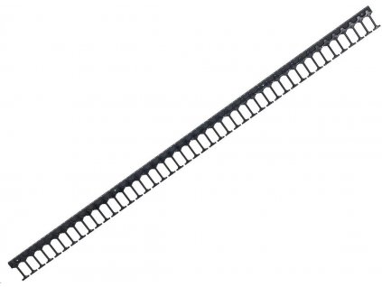 TRITON vertikálny 42U, jednoradový, pre 800 mm široké skrine zo série RMA, RZA, RDA, RTA, RYA, čierny RAB-VP-H42-Y1 Triton