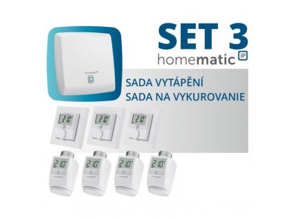 Homematic IP Rozšířená startovací sada - řízení vytápění HmIP-SET3 NoName