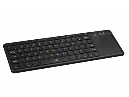 C-TECH Bezdrátová klávesnice s touchpadem WLTK-01 černá, USB C-Tech