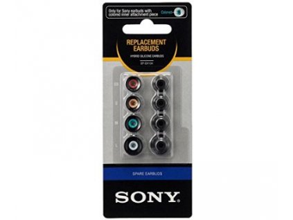 SONY náhradní silik. koncovky do sluchátek, černé EPEX10AB.AE Sony