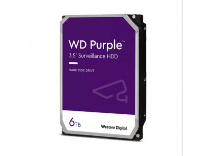 WD Purple 3,5" HDD 6,0TB IntelliSeek RPM 256MB SATA 6Gb/s WD64PURZ Western Digital
