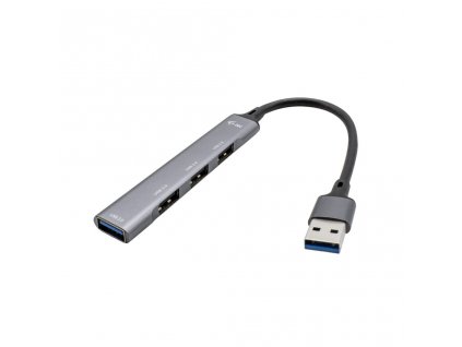i-tec USB 3.0 Metal HUB 1x USB 3.0 + 3x USB 2.0 U3HUBMETALMINI4 I-Tec