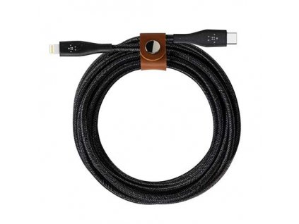 Belkin kábel Boost Charge DuraTek USB-C to Lightning 1.2m - Black F8J243bt04-BLK