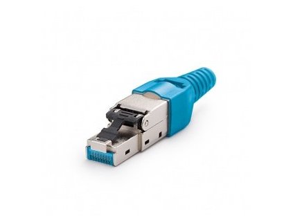 KELine beznástrojový konektor RJ45/s pre priamu montáž, Cat5E/6/6A/7/7A KE-FT45-C6AS