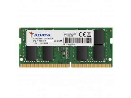 Adata/SO-DIMM DDR4/4GB/2666MHz/CL19/1x4GB AD4S26664G19-SGN ADATA