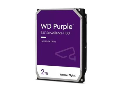 WD PURPLE WD22PURZ 2TB SATA/600 256MB cache, nízka hlučnosť, CMR WD23PURZ Western Digital