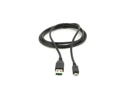 GEMBIRD kabel USB - microUSB, 1m, černý CC-MUSB2D-1M Gembird