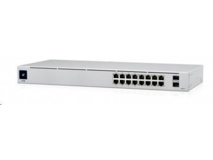 UBNT UniFi Switch USW-16-POE Gen2 [16xGigabit, 8x PoE out 60W, 802.3at/af, 2xSFP, 36Gbps] USW-16-POE-EU Ubiquiti