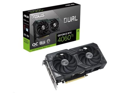 ASUS DUAL-RTX4060TI-O8G 8GB/128-bit GDDR6 HDMI 3xDP 90YV0J40-M0NA00 Asus