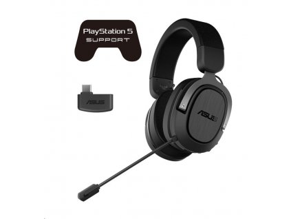 ASUS sluchátka TUF GAMING H3 WIRELESS, Gaming Headset, gun metal 90YH02ZG-B3UA00 Asus