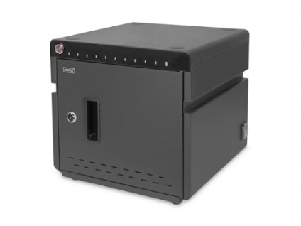 DIGITUS mobilní stolní nabíjecí skříňka pro notebooky/tablety do 14 palců, 10 zařízení. UV-C, USB-C ( až 20W na zařízení) DN-45004 Digitus
