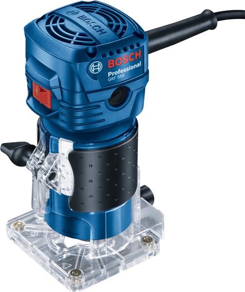 BOSCH GKF 550, ohraňovací frézka, 550 W, 33.000 ot/min, 6 mm 06016A0020
