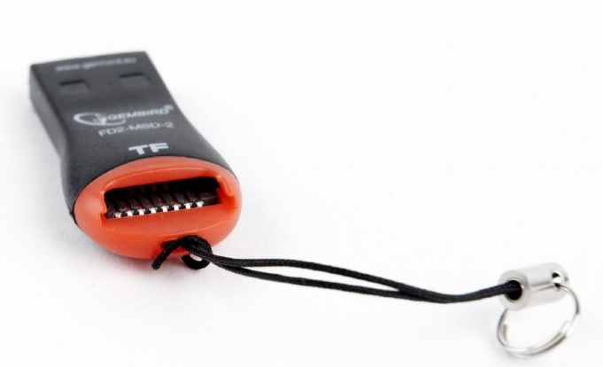 GEMBIRD Čtečka karet, microSD, USB FD2-MSD-3 Gembird