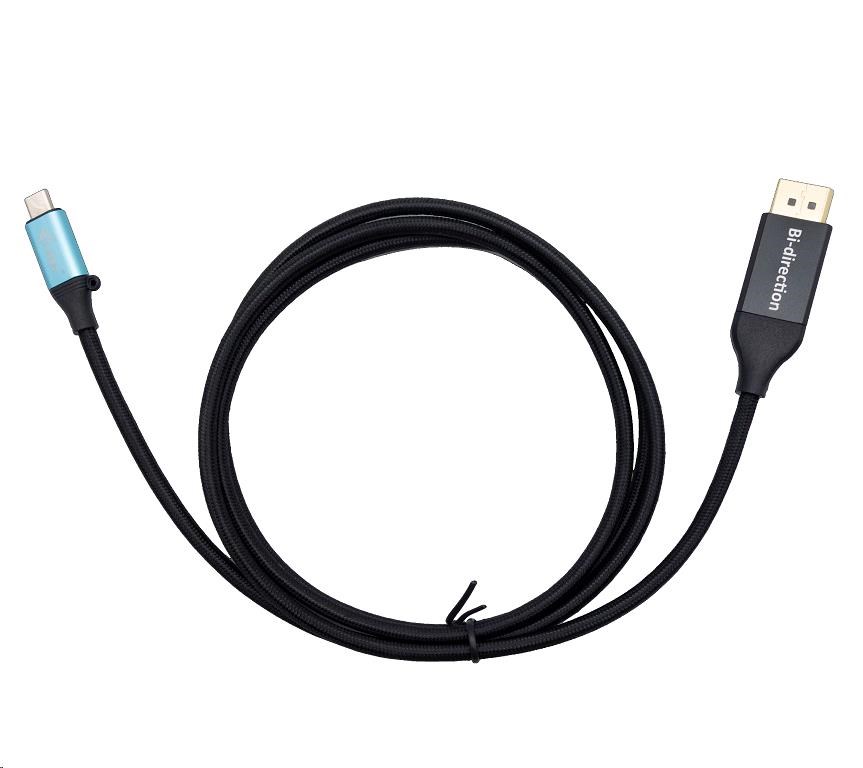 i-tec USB-C DisplayPort Bi-Directional Cable Adapter 8K/30Hz 150cm C31CBLDP8KBIDIR I-Tec