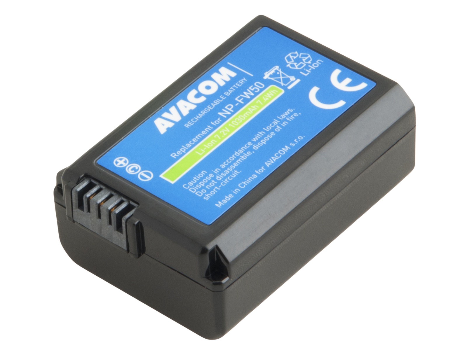 Baterie AVACOM pro Sony NP-FW50 Li-Ion 7.2V 1030mAh 7.6Wh DISO-FW50-B1030 Avacom