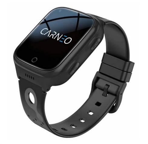 CARNEO dětské GPS hodinky GuardKid+ 4G Platinum black 8588007861579 Carneo