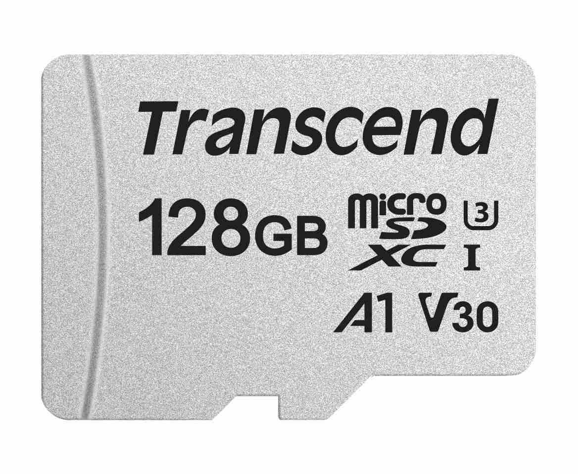 Karta TRANSCEND MicroSDXC 128GB 300S, UHS-I U3 V30 + adaptér TS128GUSD300S-A Transcend