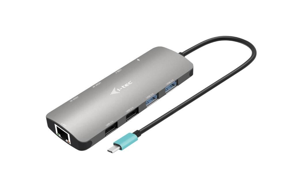 i-tec USB-C Metal Nano 2x HDMI Docking Station, PD 100W C31NANOHDM2DOCPD I-Tec