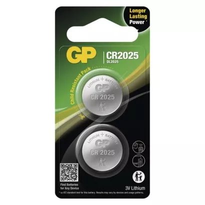 EMOS GP líthiová gombíková batéria CR2025 2BL B15253