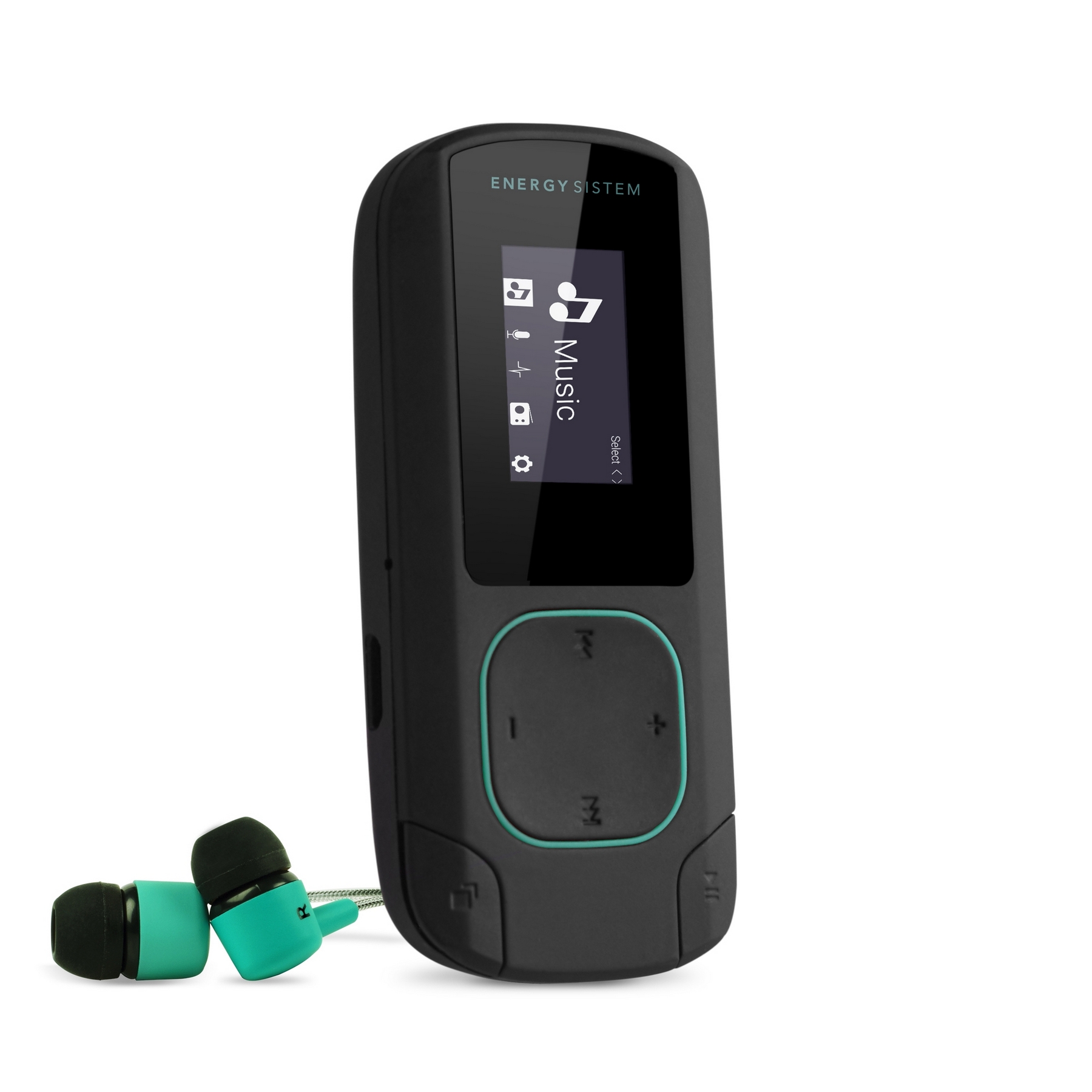 Energy Sistem MP3 Clip Bluetooth Mint MP3 přehrávač s Bluetooth, mikro SD, MP3, WMA, WAV, FLAC, FM r 426508 Pioneer