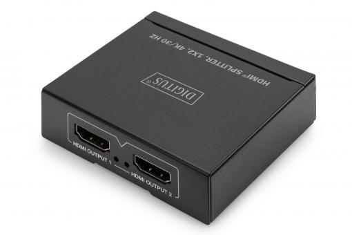 DIGITUS 4K HDMI Splitter, 1x2 4K/30Hz, černá DS-45340 Digitus