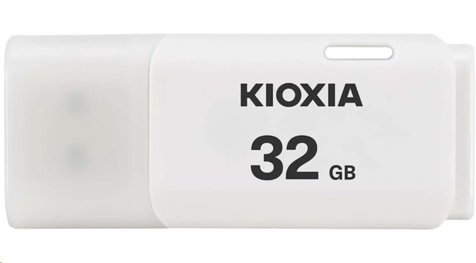 Toshiba 32 GB. USB 2.0 kľúč . KIOXIA Hayabusa U202, biely LU202W032GG4 Wilk Elecktronik