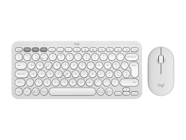 Logitech Logitech® Pebble 2 Combo - TONAL WHITE - US INT'L - 2.4GHZ/BT - N/A - INTNL-973 - UNIVERSAL 920-012240
