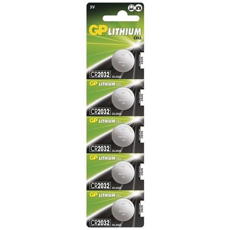 GP Batteries Lithiová baterie GP CR2032 - 5ks 1042203215 GP Baterie