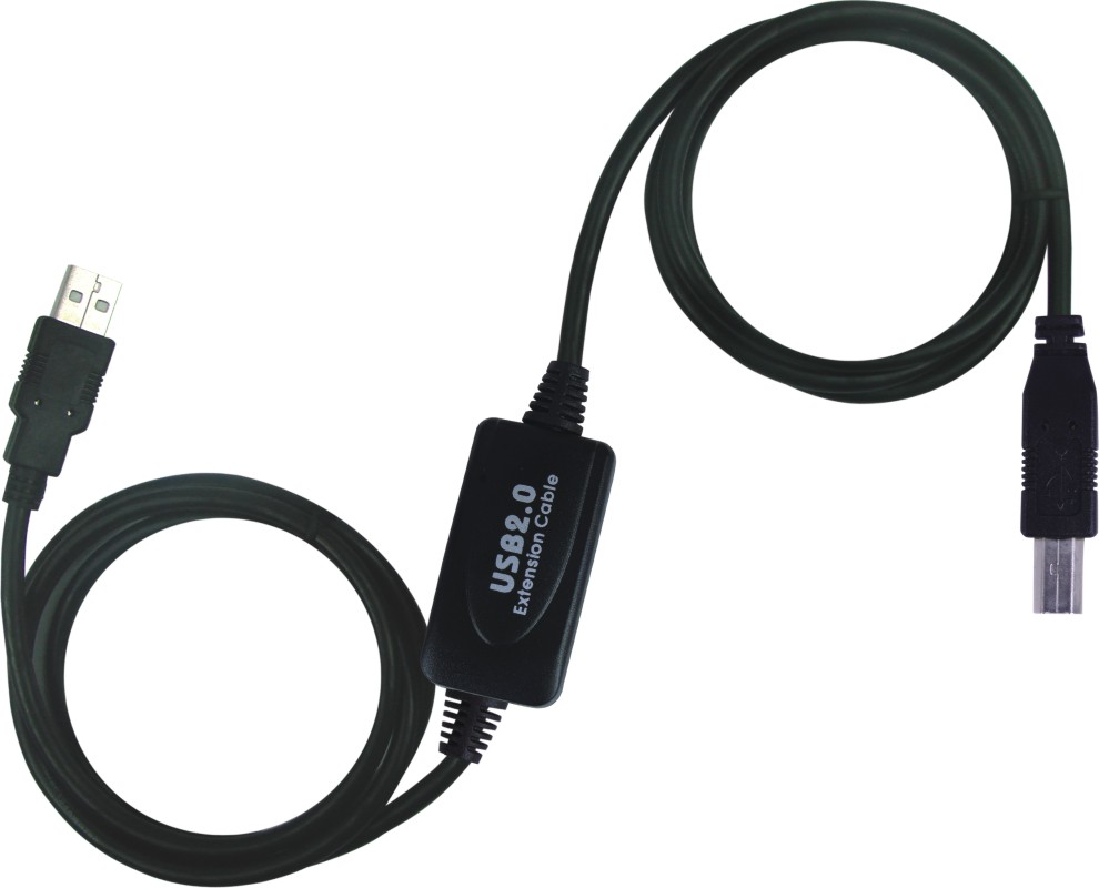 PREMIUMCORD USB 2.0 repeater a propojovací kabel A/M-B/M 10m ku2rep10ab PremiumCord