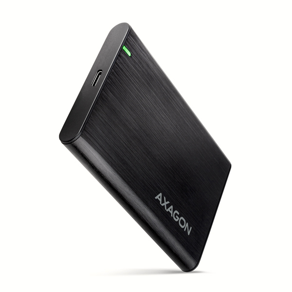 AXAGON EE25-A6C, USB-C 3.2 Gen 1 - SATA 6G 2.5'' kovový RAW box, bezšroubkový Axagon