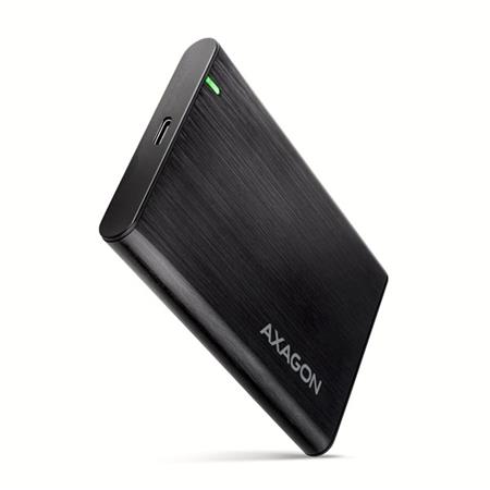 AXAGON EE25-A6C, USB-C 3.2 Gen 1 - SATA 6G 2.5'' kovový RAW box, bezšroubkový Axagon