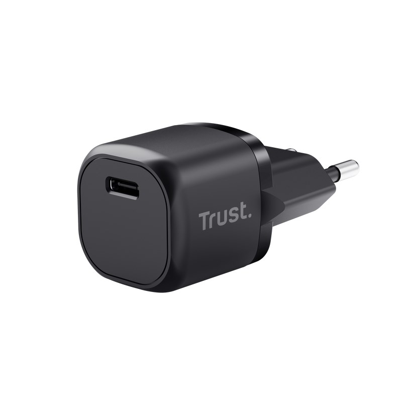 TRUST nabíječka 20W Maxo, USB-C, Nabíječka do zdi, černá 25174 Trust