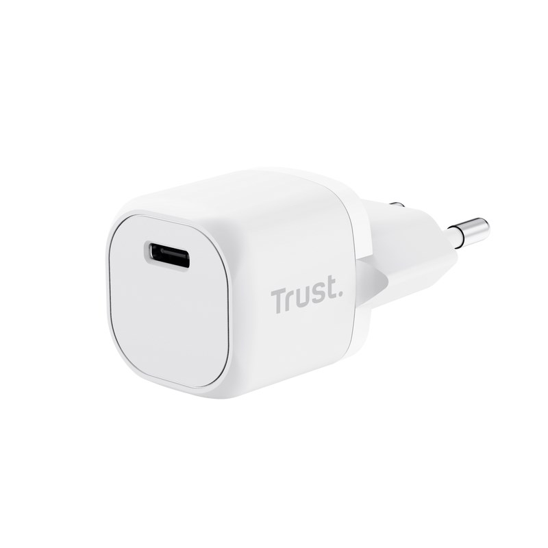 TRUST nabíječka 20W Maxo, USB-C, Nabíječka do zdi, bílá 25205 Trust