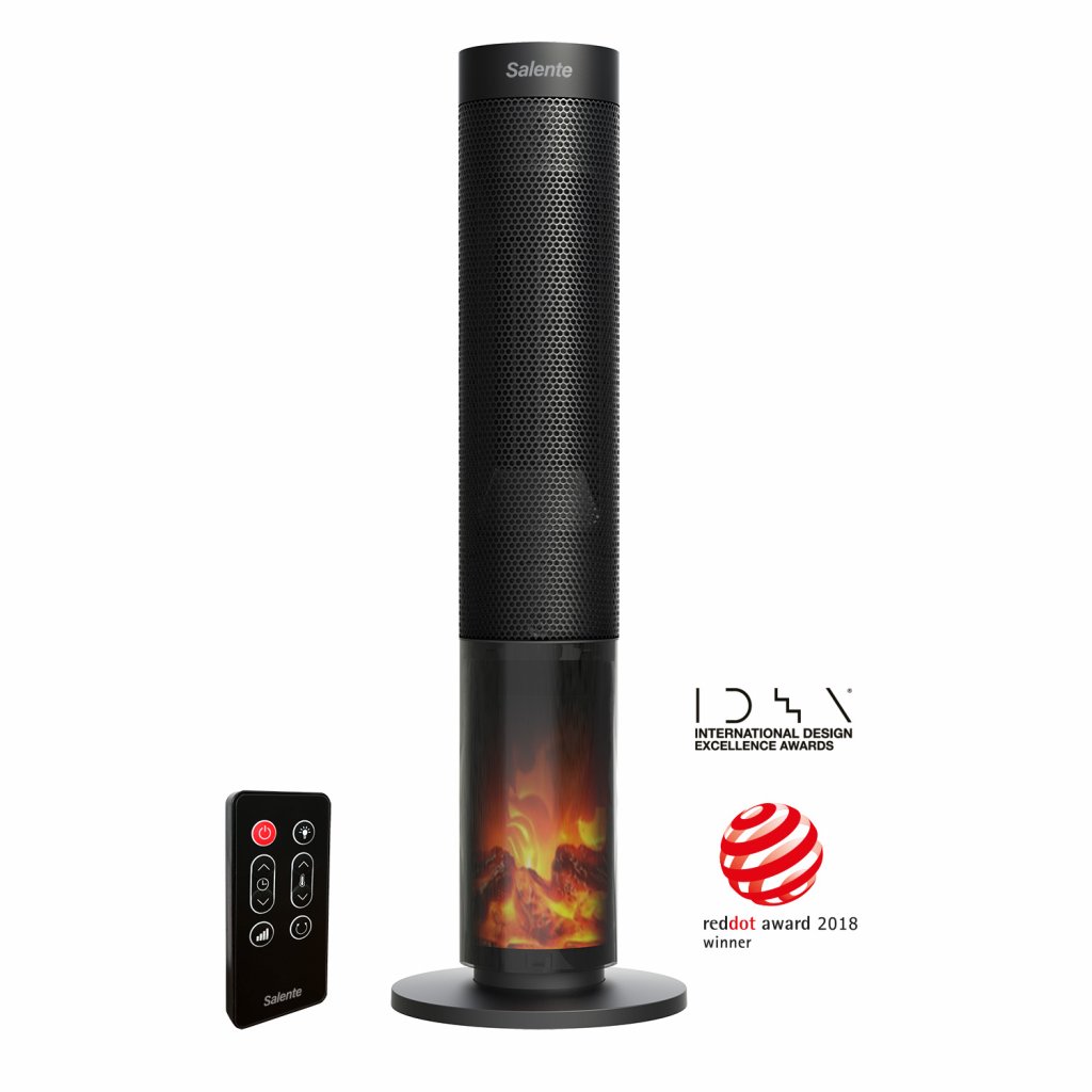 Salante Salente HotTower, teplovzdušný sloupový ventilátor, černý HOTTOWER Evolveo
