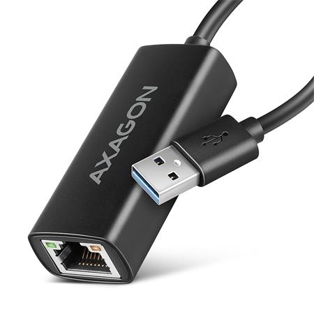 AXAGON ADE-AR, USB-A 3.2 Gen 1 - Gigabit Ethernet sieťová karta, Realtek 8153, auto inštal Axagon