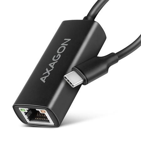 AXAGON ADE-ARC, USB-C 3.2 Gen 1 - Gigabit Ethernet sieťová karta, Realtek 8153, auto inštal Axagon