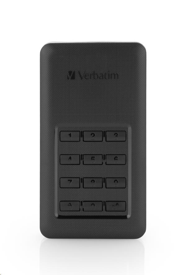 VERBATIM Externý SSD disk vrátane.KLÁVESNICA 256GB USB3.1 GDPR 53402 Verbatim