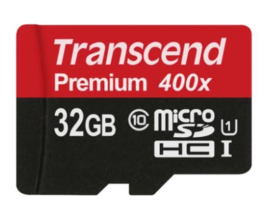 Karta TRANSCEND MicroSDHC 32GB Premium, Class 10 UHS-I 300x, bez adaptéra TS32GUSDCU1 Transcend