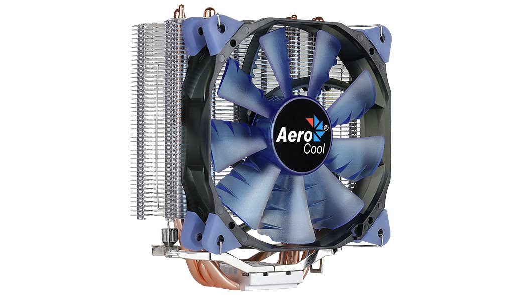Eurocase AeroCool Verkho 4 CPU chladič 120mm fan LGA1700, AM5, univ. socket ACTC-NA30410.02 Aerocool