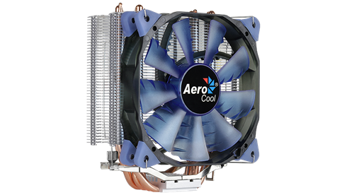 Eurocase AeroCool Verkho 4 CPU chladič 120mm fan LGA1700, AM5, univ. socket ACTC-NA30410.02 Aerocool