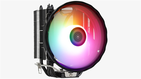 Eurocase AeroCool Rave 4 FRGB CPU chladič 120mm LED fan LGA1700, AM5 univ. socket ACTC-RV30410.01 Aerocool