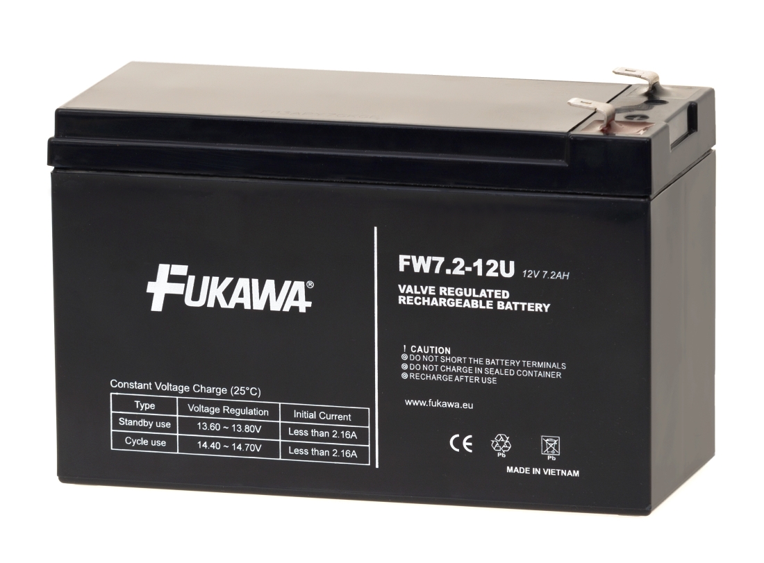 Fiamm Akumulátor FUKAWA FW 7.2-12 F2U (12V 7,2Ah) 11509