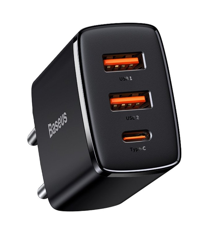 Baseus CCXJ-E01 Compact Quick Nabíječka USB-C 30W Black 6953156207295 NoName