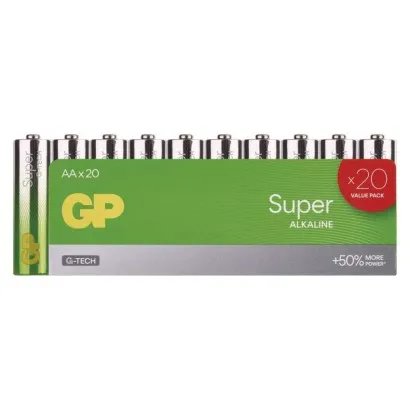 EMOS GP Alkalická batéria GP Super LR6 (AA) 20ks B0120L