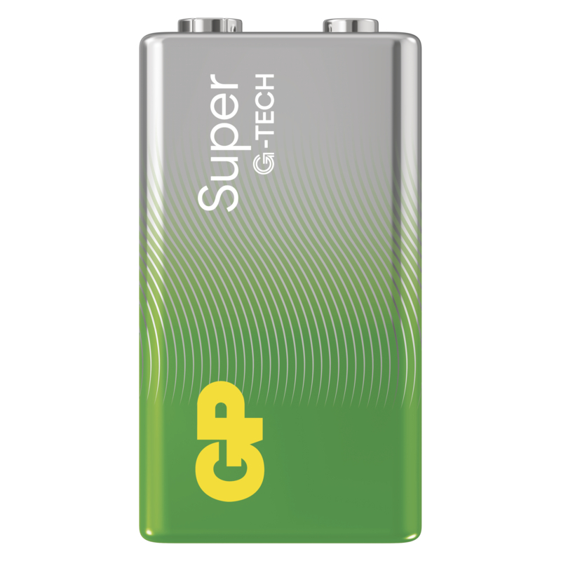 GP 9V Super alkalická (6LR61)- 1 ks 1013521200 GP Batteries