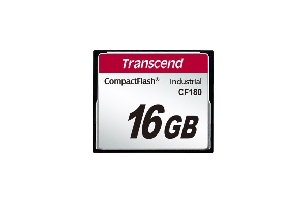 TRANSCEND CompactFlash Card CF180I, 4GB, SLC mode WD-15, Wide Temp. TS4GCF180I Transcend