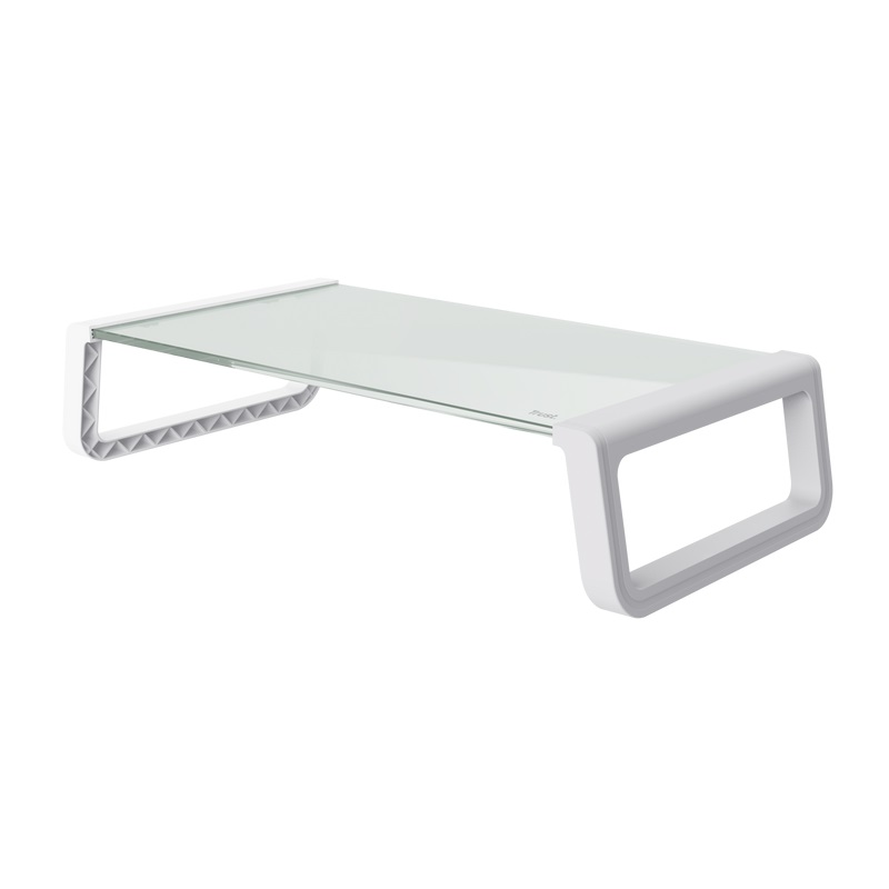 TRUST MONTA GLASS MONITOR STAND WHT 25351 Trust