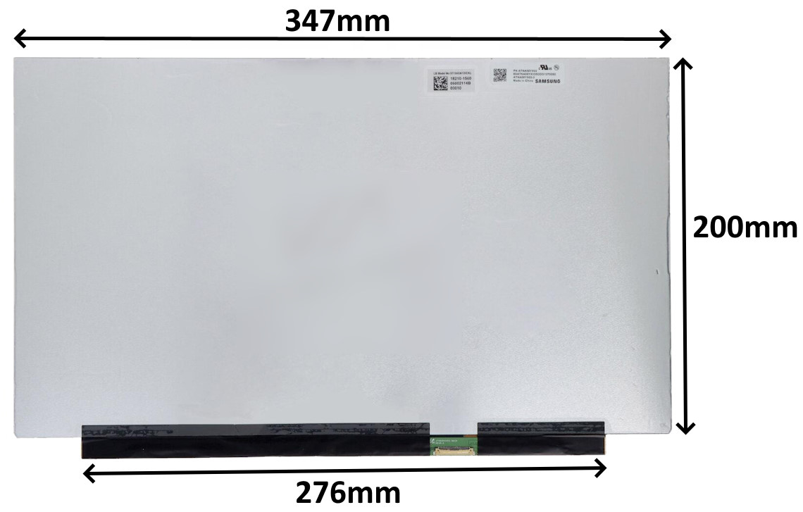 OLED PANEL 15,6'' FHD 1920x1080 30PIN LESKLÝ / BEZ ÚCHYTŮ 77033522 SIL